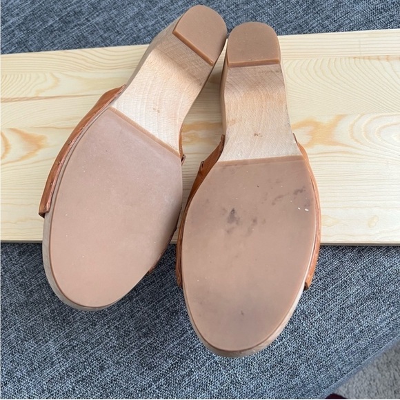 Madewell The Evelyn Slide Clogs - Size 9 - Brown/Tan - Picture 7 of 15